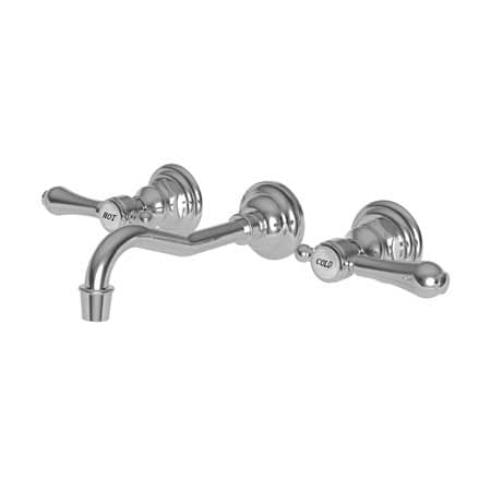 Newport Brass Wall Mount Lavatory Faucet in Polished Chrome 3-1031-26